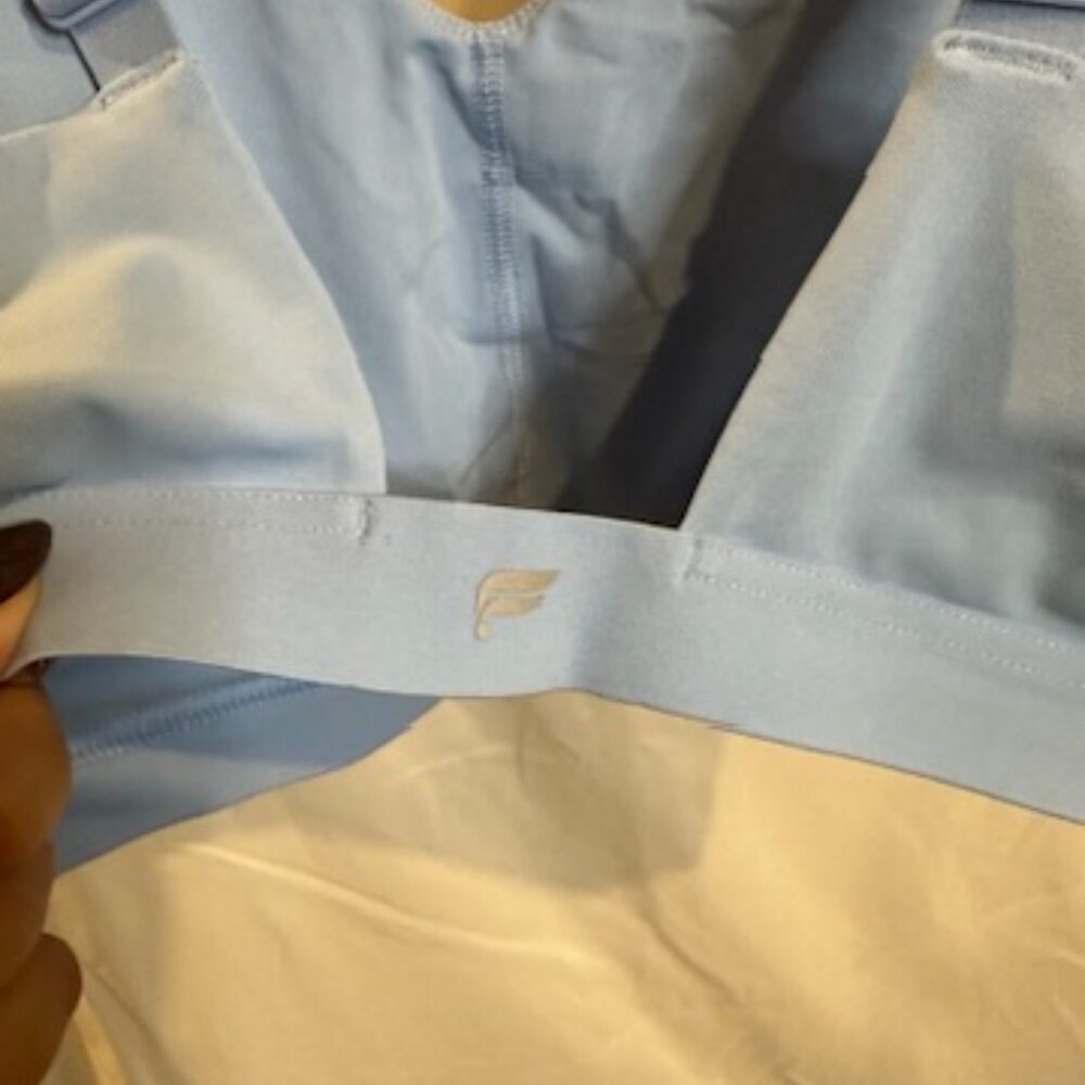 Fabletics Light Blue Kessler Medium-Impact Sports… - image 3